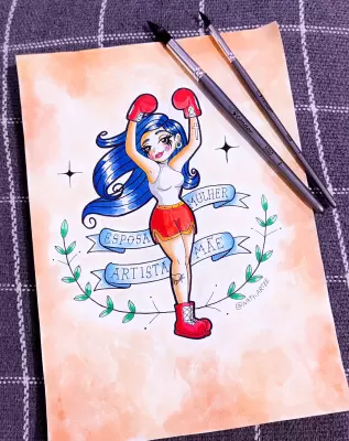 Arte de Natália Valadão de Maria da Rocha