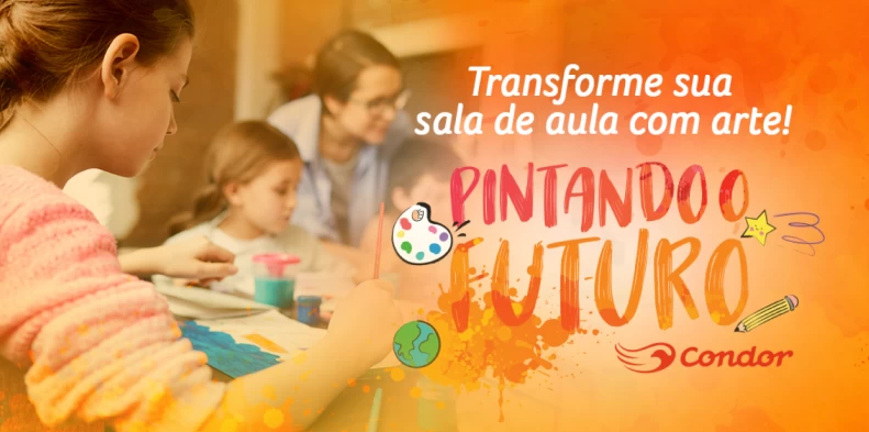 Condor relança projeto “Pintando o Futuro” para impulsionar a arte na educação infantil