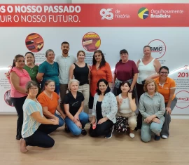 Artistas Regionais e de São Paulo visitam a fábrica da Condor em Santa Catarina
