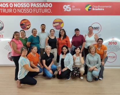 Artistas Regionais e de São Paulo visitam a fábrica da Condor em Santa Catarina