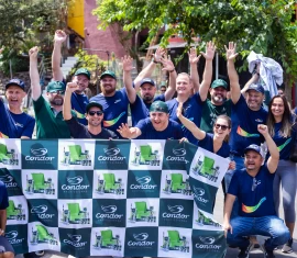 Condor participa de ação social e contribui para a pintura de 60 casas em Bento Gonçalves