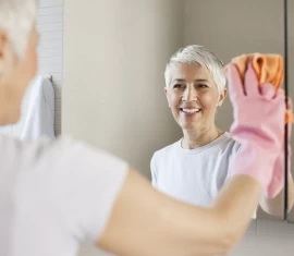 Como limpar espelho: dicas simples pra deixar tudo brilhando, sem marcas!