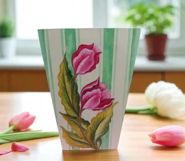 Pintura aquarelada em MDF