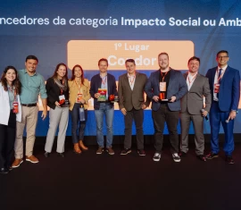  Condor conquista 1º lugar no Prêmio de Disrupção em Inovação com a primeira esponja biodegradável do Brasil