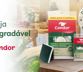 Condor conquista o Ouro no 6º Prêmio Plástico Sul de Inovação e Sustentabilidade com Esponja 100% Biodegradável