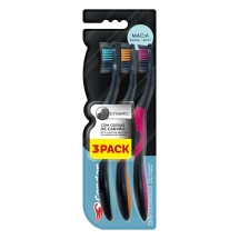 Escova dental Condor Dynamic Black 3 Pack Macia