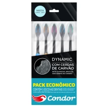 Escova dental Condor Dynamic Black 5 Pack