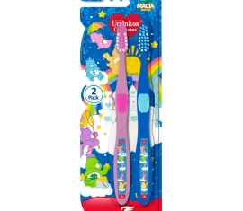 Escova Dental Condor Júnior Ursinhos Carinhosos Macia 2 Pack