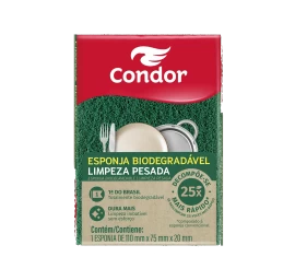 Esponja Biodegradável Limpeza Pesada Unitária 