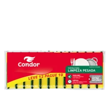 Esponja Limpeza Pesada Leve 12 Pague 10