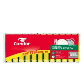 Esponja Limpeza Pesada Leve 12 Pague 10