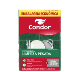 Esponja Limpeza Pesada Leve 4 Pague 3