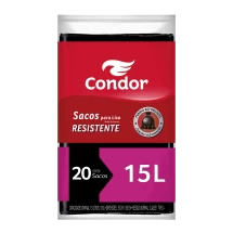 Saco de Lixo Econômico 15L Almofada