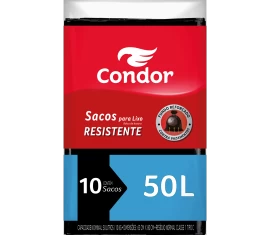 Saco de Lixo Econômico 50L Almofada