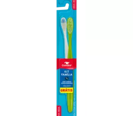 Escova Dental Condor Plus Média + Grátis Escova Dental Infantil