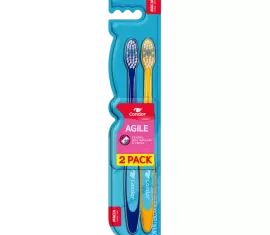 Escova Dental Condor Agile 2 Pack Macia