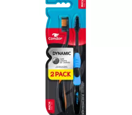 Escova dental Condor Dynamic Black 2 Pack