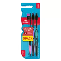 Escova Dental Condor Classic Flex 3Pack Macia