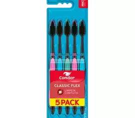 Escova Dental Condor Classic Flex 5Pack Macia
