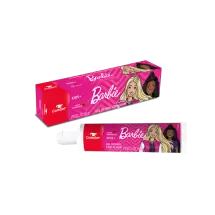 Gel Dental Condor Barbie Kids+ com Flúor Morango 50g
