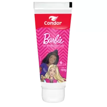 Gel Dental Condor Barbie com Flúor Bubble Gum 100gr