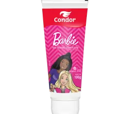 Gel Dental Condor Barbie com Flúor Bubble Gum 100gr