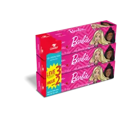 Gel Dental Condor Barbie com Flúor Kids+ 50g Promocional Leve 3 Pague2