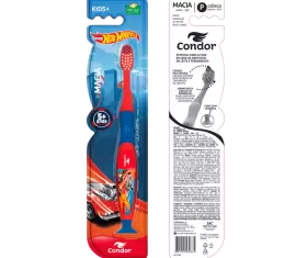 Escova Dental Condor Kids+ Hot Wheels Macia
