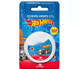 Fio Dental Condor Hot Wheels Morango 25m