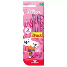 Escova Dental Condor Júnior Lilica Ripilica Macia Promocional Leve 2 Pague 1