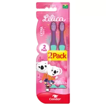 Escova Dental Condor Lilica Ripilica Kids Extramacia Promocional Leve 2 Pague 1