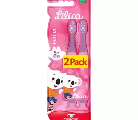 Escova Dental Condor Kids + Lilica Ripilica Macia Promocional Leve 2 Pague 1