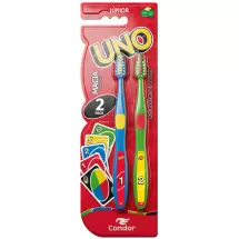 Escova Dental Condor Júnior UNO Macia Promocional 2 Pack