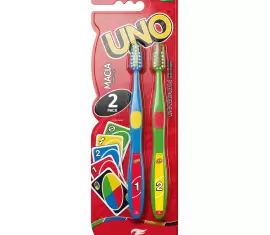 Escova Dental Condor Júnior UNO Macia Promocional 2 Pack