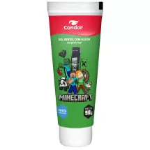 Gel Dental Condor Minecraft com Flúor Menta 90gr