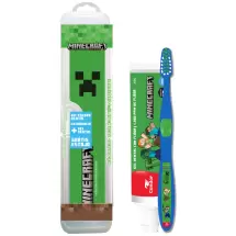Kit Infantil Kids+ Minecraft Escova + Gel Dental Grátis Estojo