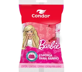 Esponja Barbie para banho Condor