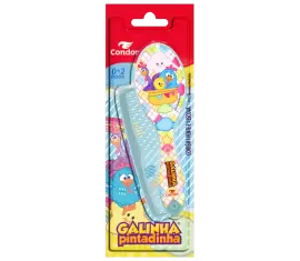 Conjunto para Cabelos Galinha Pintadinha Bebê Condor
