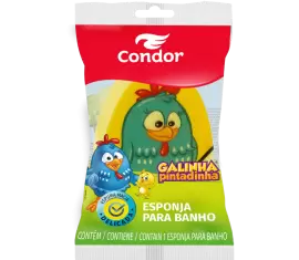 Esponja para banho Galinha Pintadinha