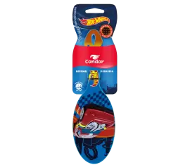 Escova para Cabelos Almofadada Oval Hot Wheels Condor