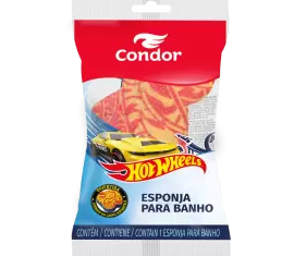 Esponja Hot Wheels para Banho Condor