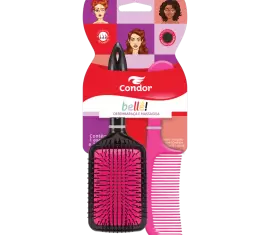 Pack Bellê – Escova Raquete + Pente 