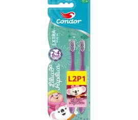 Escova Dental Condor Lilica Ripilica Kids Extramacia Promocional Leve 2 Pague 1