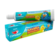 Gel Dental Condor Baby Galinha Pintadinha Sem Flúor Morango 50g