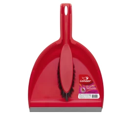 Dust pan with brush set