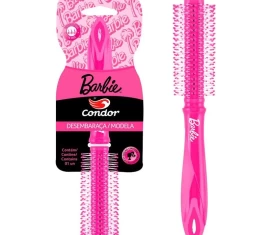 Collab Barbie Escova Cabelo Redonda